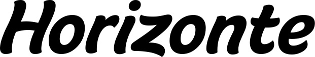 Vorschau des Bootsnamens "Horizonte" als Schriftzug für "Bootsbeschriftung Klassisch 14"