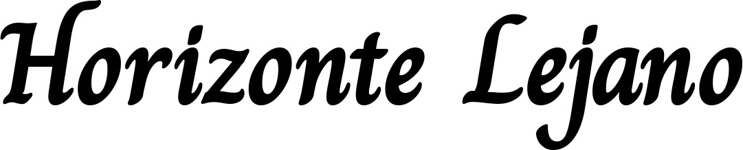 Vorschau des Bootsnamens "Horizonte Lejano" als Schriftzug für "Bootsbeschriftung Klassisch 51"
