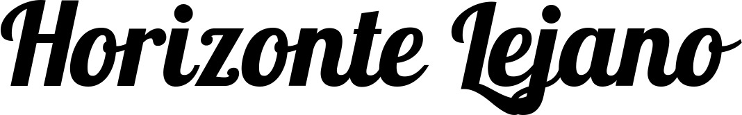 Vorschau des Bootsnamens "Horizonte Lejano" als Schriftzug für "Bootsbeschriftung Neu 60"