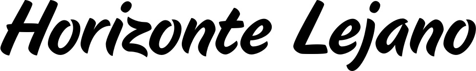 Vorschau des Bootsnamens "Horizonte Lejano" als Schriftzug für "Bootsbeschriftung Klassisch 19"