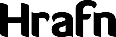 Vorschau des Bootsnamens "Hrafn" als Schriftzug für "Bootsbeschriftung Fett 06"