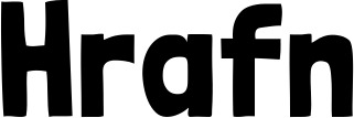 Vorschau des Bootsnamens "Hrafn" als Schriftzug für "Bootsbeschriftung Neu 52"