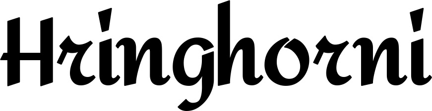 Vorschau des Bootsnamens "Hringhorni" als Schriftzug für "Bootsbeschriftung Klassisch 37"