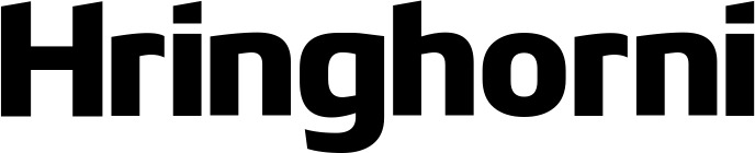Vorschau des Bootsnamens "Hringhorni" als Schriftzug für "Bootsbeschriftung Fett 21"