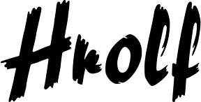 Vorschau des Bootsnamens "Hrolf" als Schriftzug für "Style Neu 10"