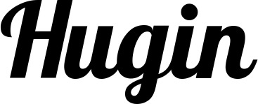 Vorschau des Bootsnamens "Hugin" als Schriftzug für "Bootsbeschriftung Neu 50"