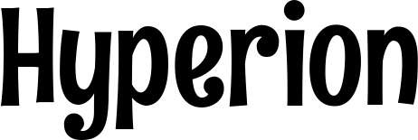 Vorschau des Bootsnamens "Hyperion" als Schriftzug für "Bootsbeschriftung Neu 68"
