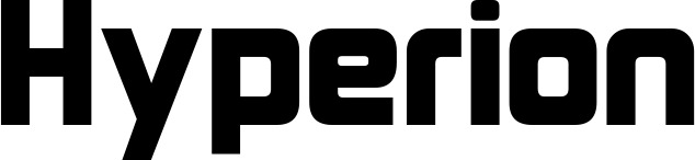 Vorschau des Bootsnamens "Hyperion" als Schriftzug für "Bootsbeschriftung Neu 25"