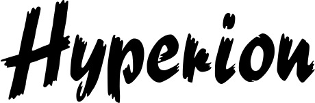 Vorschau des Bootsnamens "Hyperion" als Schriftzug für "Style Neu 10"