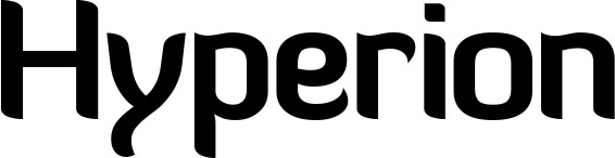 Vorschau des Bootsnamens "Hyperion" als Schriftzug für "Bootsbeschriftung Normal 06"