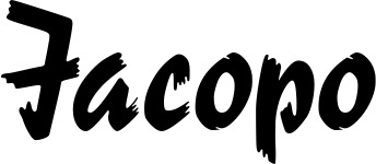 Vorschau des Bootsnamens "Iacopo" als Schriftzug für "Bootsbeschriftung Neu 10"