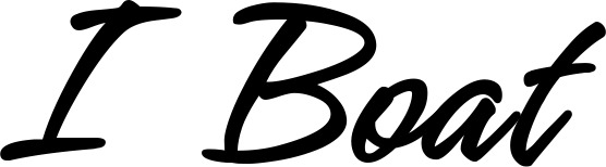 Vorschau des Bootsnamens "IBoat" als Schriftzug für "Bootsbeschriftung Klassisch 71"