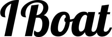 Vorschau des Bootsnamens "IBoat" als Schriftzug für "Bootsbeschriftung Neu 60"
