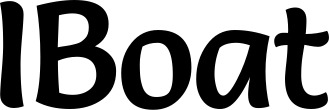 Vorschau des Bootsnamens "IBoat" als Schriftzug für "Style Klassisch 94"