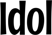 Vorschau des Bootsnamens "Idol" als Schriftzug für "Bootsbeschriftung Neu 68"