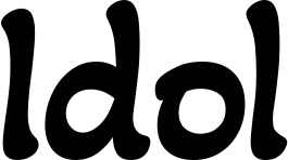 Vorschau des Bootsnamens "Idol" als Schriftzug für "Bootsbeschriftung Klassisch 103"