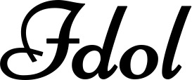 Vorschau des Bootsnamens "Idol" als Schriftzug für "Bootsbeschriftung Klassisch 84"