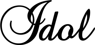 Vorschau des Bootsnamens "Idol" als Schriftzug für "Bootsbeschriftung Klassisch 02-A"