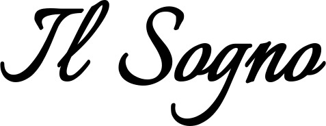 Vorschau des Bootsnamens "Il Sogno" als Schriftzug für "Bootsbeschriftung Klassisch 58"