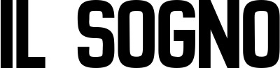 Vorschau des Bootsnamens "Il Sogno" als Schriftzug für "Bootsbeschriftung Neu 58"