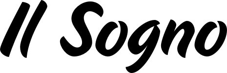 Vorschau des Bootsnamens "Il Sogno" als Schriftzug für "Bootsbeschriftung Klassisch 19"