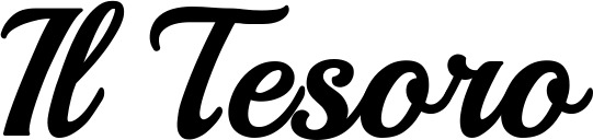Vorschau des Bootsnamens "Il Tesoro" als Schriftzug für "Bootsbeschriftung Klassisch 86"