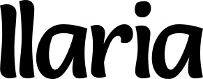 Vorschau des Bootsnamens "Ilaria" als Schriftzug für "Bootsbeschriftung Klassisch 94"