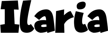 Vorschau des Bootsnamens "Ilaria" als Schriftzug für "Bootsbeschriftung Neu 48"