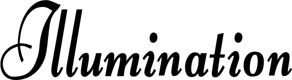 Vorschau des Bootsnamens "Illumination" als Schriftzug für "Bootsbeschriftung Klassisch 76"