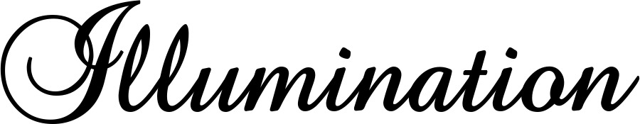 Vorschau des Bootsnamens "Illumination" als Schriftzug für "Bootsbeschriftung Klassisch 02-A"