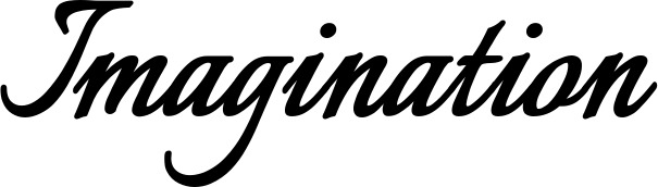 Vorschau des Bootsnamens "Imagination" als Schriftzug für "Bootsbeschriftung Klassisch 58"