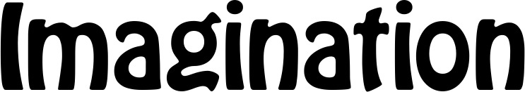 Vorschau des Bootsnamens "Imagination" als Schriftzug für "Bootsbeschriftung Fett 01"