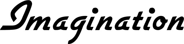 Vorschau des Bootsnamens "Imagination" als Schriftzug für "Bootsbeschriftung Klassisch 66"