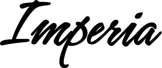 Vorschau des Bootsnamens "Imperia" als Schriftzug für "Style Klassisch 71"