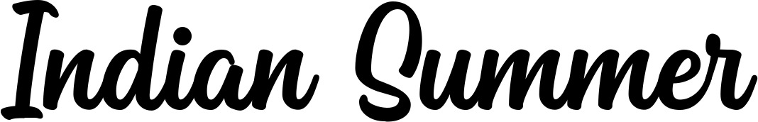 Vorschau des Bootsnamens "Indian Summer" als Schriftzug für "Bootsbeschriftung Klassisch 43"