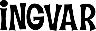 Vorschau des Bootsnamens "Ingvar" als Schriftzug für "Bootsbeschriftung Klassisch 27"