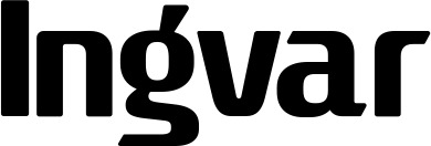 Vorschau des Bootsnamens "Ingvar" als Schriftzug für "Bootsbeschriftung Fett 22"