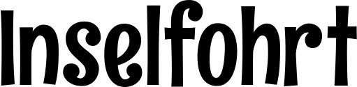 Vorschau des Bootsnamens "Inselfohrt" als Schriftzug für "Bootsbeschriftung Neu 68"