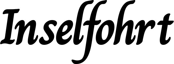 Vorschau des Bootsnamens "Inselfohrt" als Schriftzug für "Bootsbeschriftung Klassisch 51"