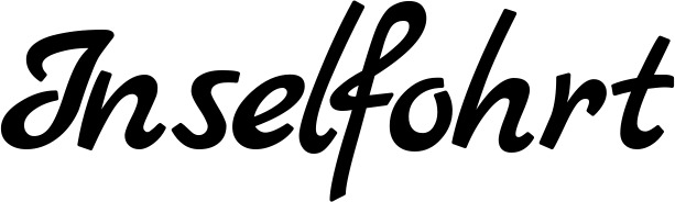 Vorschau des Bootsnamens "Inselfohrt" als Schriftzug für "Bootsbeschriftung Klassisch 45"
