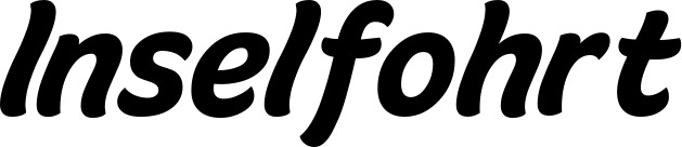 Vorschau des Bootsnamens "Inselfohrt" als Schriftzug für "Bootsbeschriftung Klassisch 14"