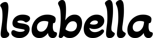 Vorschau des Bootsnamens "Isabella" als Schriftzug für "Bootsbeschriftung Klassisch 103"