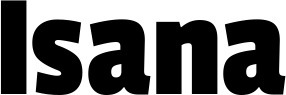 Vorschau des Bootsnamens "Isana" als Schriftzug für "Bootsbeschriftung Fett 30"