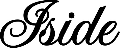 Vorschau des Bootsnamens "Iside" als Schriftzug für "Bootsbeschriftung Klassisch 70"