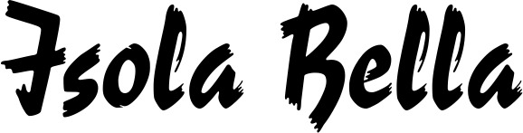 Vorschau des Bootsnamens "Isola Bella" als Schriftzug für "Bootsbeschriftung Neu 10"