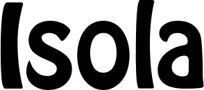 Vorschau des Bootsnamens "Isola" als Schriftzug für "Bootsbeschriftung Fett 01"
