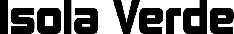 Vorschau des Bootsnamens "Isola Verde" als Schriftzug für "Bootsbeschriftung Neu 25"