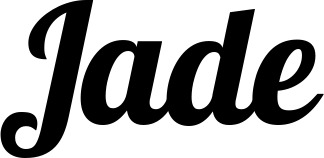 Vorschau des Bootsnamens "Jade" als Schriftzug für "Bootsbeschriftung Neu 60"
