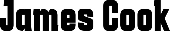 Vorschau des Bootsnamens "James Cook" als Schriftzug für "Style Fett 41"