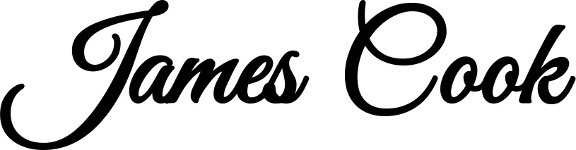 Vorschau des Bootsnamens "James Cook" als Schriftzug für "Bootsbeschriftung Klassisch 68"